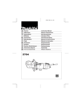 Makita 3704 Användarmanual