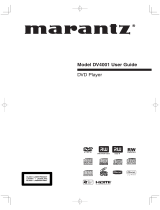 Marantz DV-4001 Användarmanual