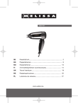 Melissa 635-101 Användarmanual