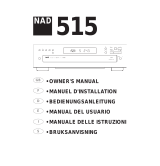 NAD 515 Användarmanual