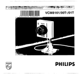 Philips VCM8161/01T Användarmanual