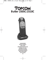 Topcom 2510C Användarmanual