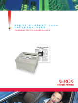 Xerox 5400 Användarmanual