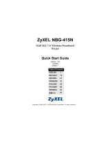 ZyXEL Communications 1-NBG-415N Användarmanual