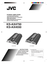 JVC AX4750 - Amplifier Användarmanual