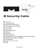 Multibrackets M Security Cable Användarmanual