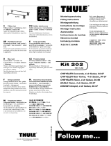 Thule Kit 202 Användarmanual