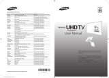 Samsung 50" UHD 4K Flat Smart TV HU6905 Snabbstartsguide