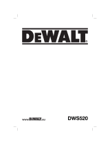 DeWalt DWS 520 Bruksanvisning