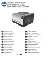 HP LaserJet Pro CP1525 Color Printer series Bruksanvisning