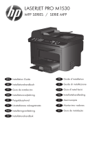 HP LaserJet Pro M1536 Multifunction Printer series Installationsguide