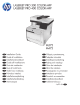 HP LaserJet Pro 300 color MFP M375 Installationsguide