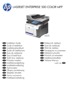 HP LaserJet Enterprise 500 color MFP M575 Installationsguide