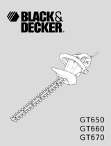 Black & Decker GT660 Användarmanual