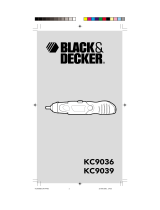 Black & Decker kc 9036 Bruksanvisning