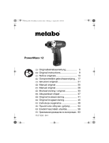 Metabo POWERMAXX12 Bruksanvisning