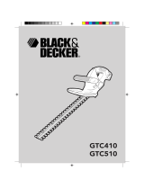 BLACK+DECKER GTC510 Användarmanual