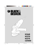 BLACK DECKER KG68 Bruksanvisning