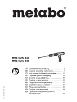 Metabo MHS 5050 SET Bruksanvisningar