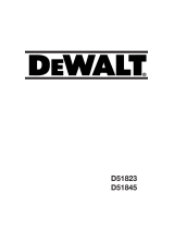 DeWalt D51823 T 3 Bruksanvisning