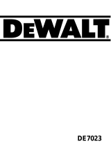 DeWalt DE7023- XP Användarmanual