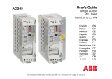 ABB ACS55-01E-09A8-2 Användarmanual