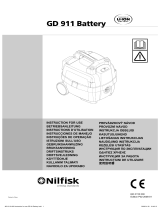 Nilfisk GD 911 Battery Bruksanvisning