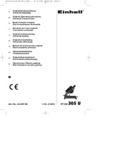 EINHELL RT XM 305 Bruksanvisning