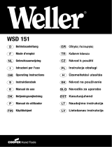 Weller WSD 151 Operating Instructions Manual