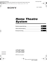 Sony HT-SS1000 Bruksanvisning
