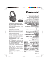 Panasonic RP-WF810 Bruksanvisning