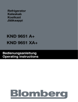 Blomberg KND 9651 A+ Användarmanual