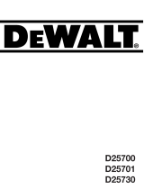 DeWalt D25730K Användarmanual