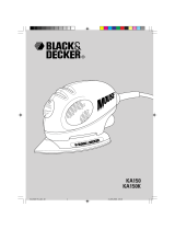 Black & Decker ka 150 k mouse Bruksanvisning