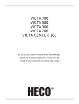 Heco VICTA 300 Bruksanvisning
