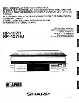 Sharp RP-107H Bruksanvisning