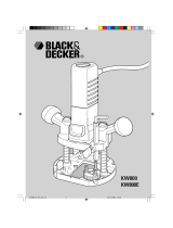 Black & Decker kw 800 Bruksanvisning