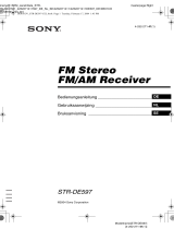 Sony STR-DE597 Bruksanvisning