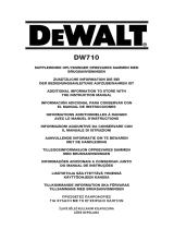DeWalt DW710 Användarmanual