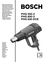 Bosch PHG 600-3 Bruksanvisning
