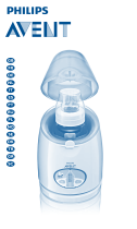 Philips avent digital bottle warmer Användarmanual