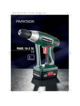 Parkside KH 3101 2 SPEED RECHARGEABLE ELECTRIC DRILL DRIV… Bruksanvisning