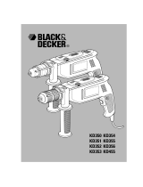 Black & Decker KD355CRE Användarmanual