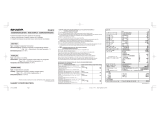 Sharp ch 612 desk calculator Bruksanvisning