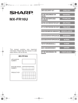 Sharp MX-FR16U Bruksanvisning