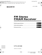 Sony STR-DE598 Bruksanvisning