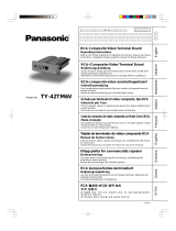 Panasonic TY-42TM6V Bruksanvisningar