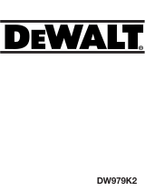DeWalt DW979 Användarmanual
