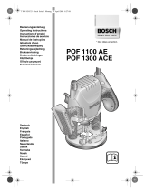 Bosch POF1100AE Bruksanvisning