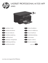 HP LaserJet Pro M1132s Multifunction Printer series Användarmanual